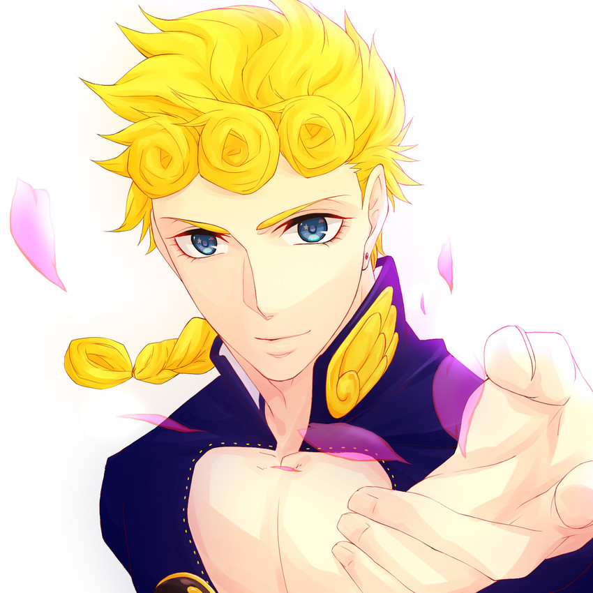 giorno giovanna (jojo no kimyou na bouken and 1 more) drawn by xxkrm