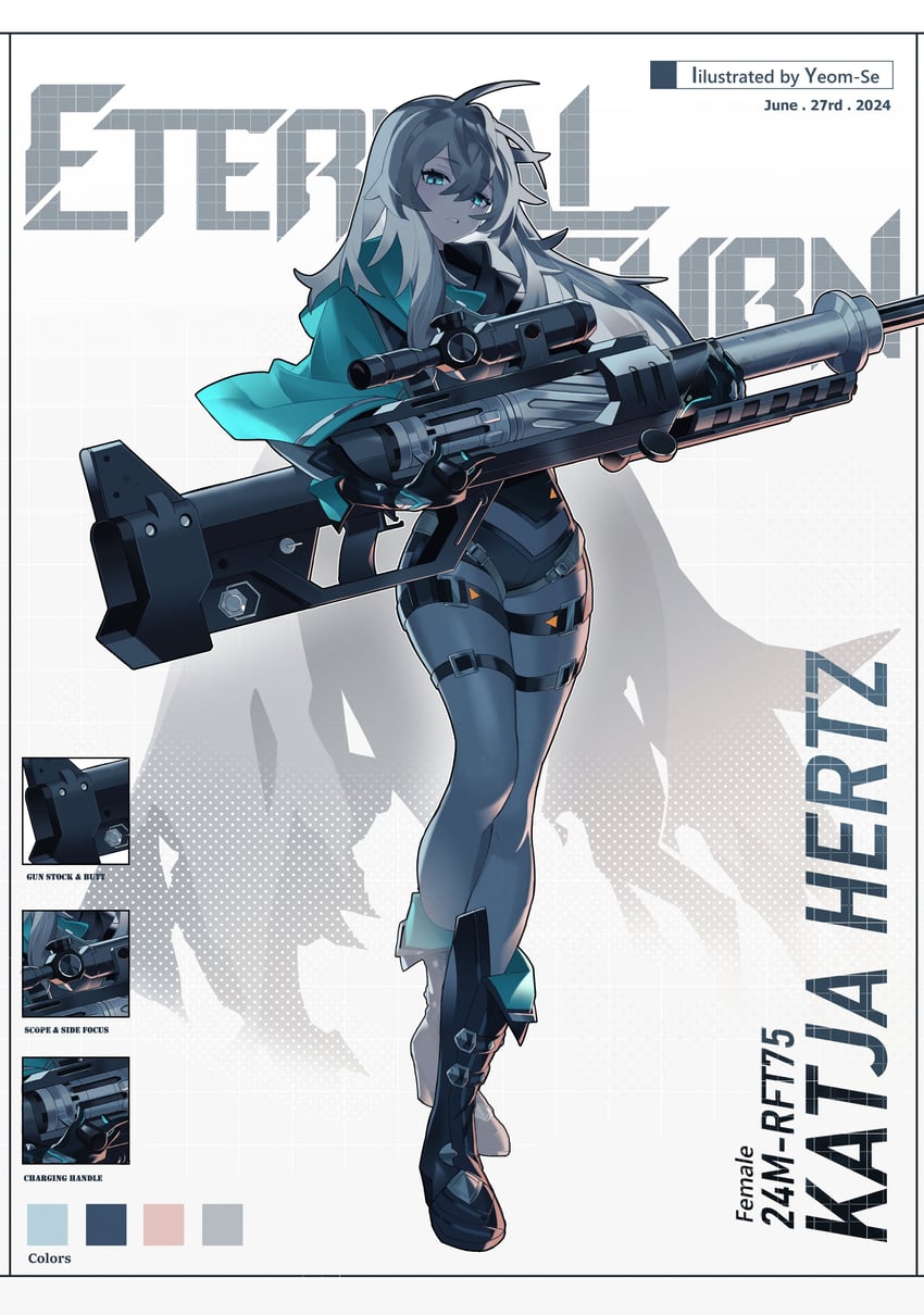 katja (black survival and 1 more) drawn by enjjyang-it