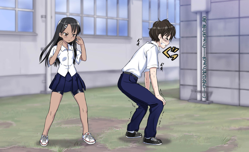 nagatoro hayase and hachiouji naoto (ijiranaide nagatoro-san) drawn by 774_(nanashi)
