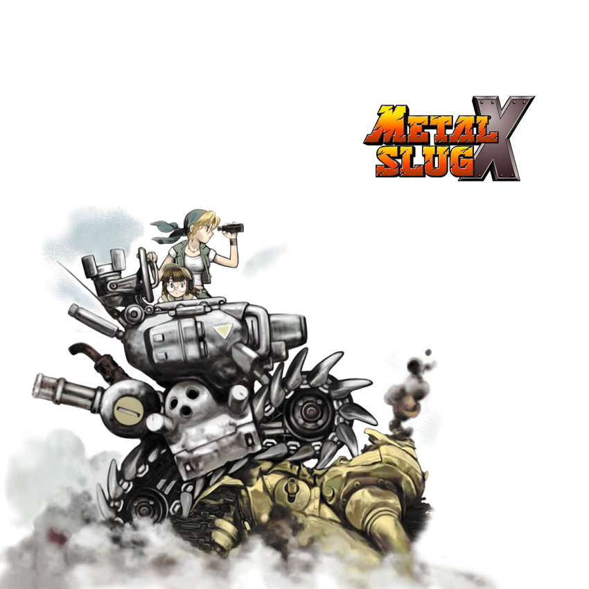 fio germi and kasamoto eri (metal slug and 1 more)