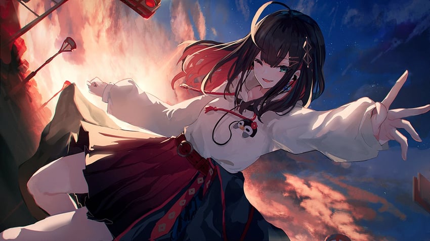 hizuki yui (neo-porte and 1 more) drawn by makihitsuji