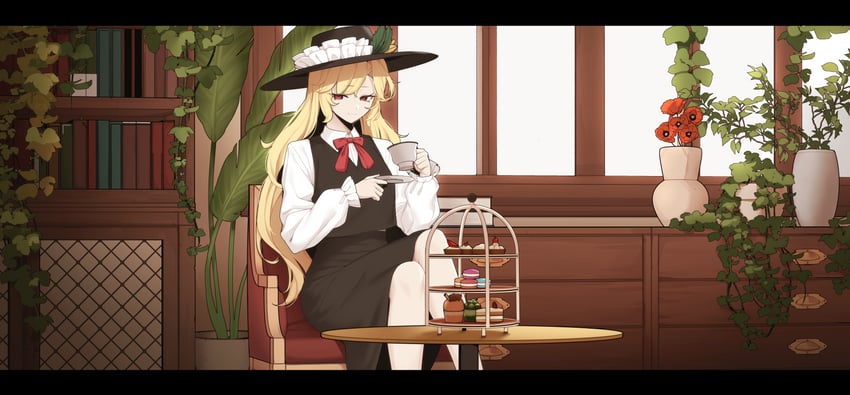 jacket girl (touhou and 1 more) drawn by 1641_(chfhrtor94)