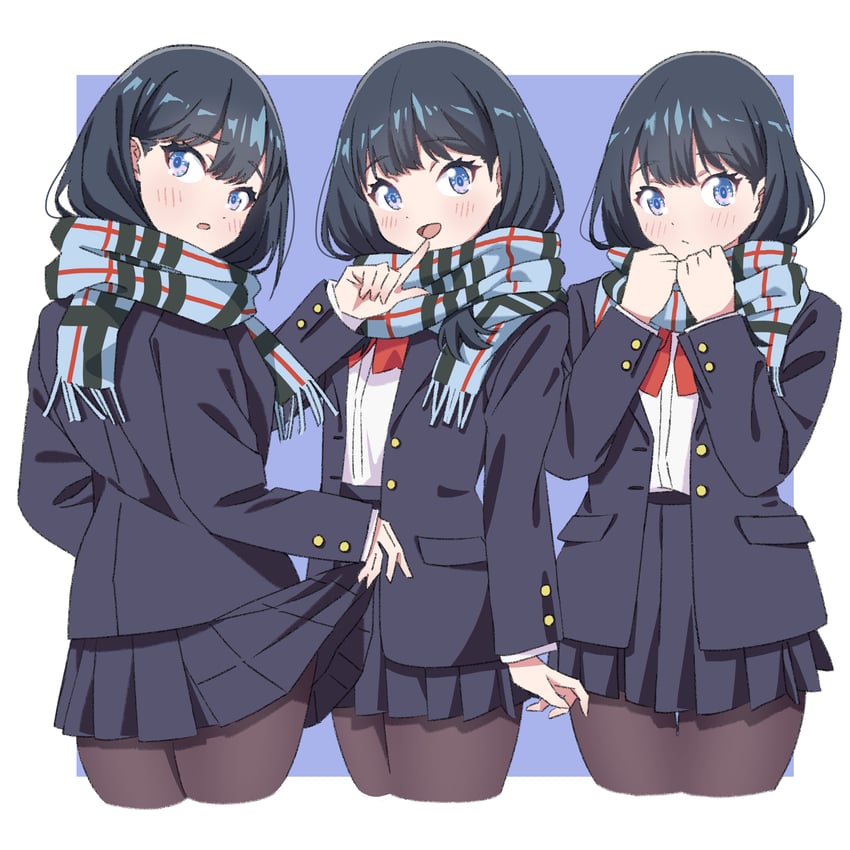 takarada rikka (gridman universe and 1 more) drawn by sho_(shoshos_8888)