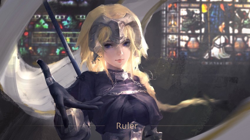 jeanne d'arc (fate and 1 more) drawn by dcchris