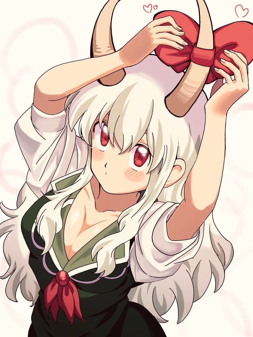 kamishirasawa keine and ex-keine (touhou) drawn by turtle-kun