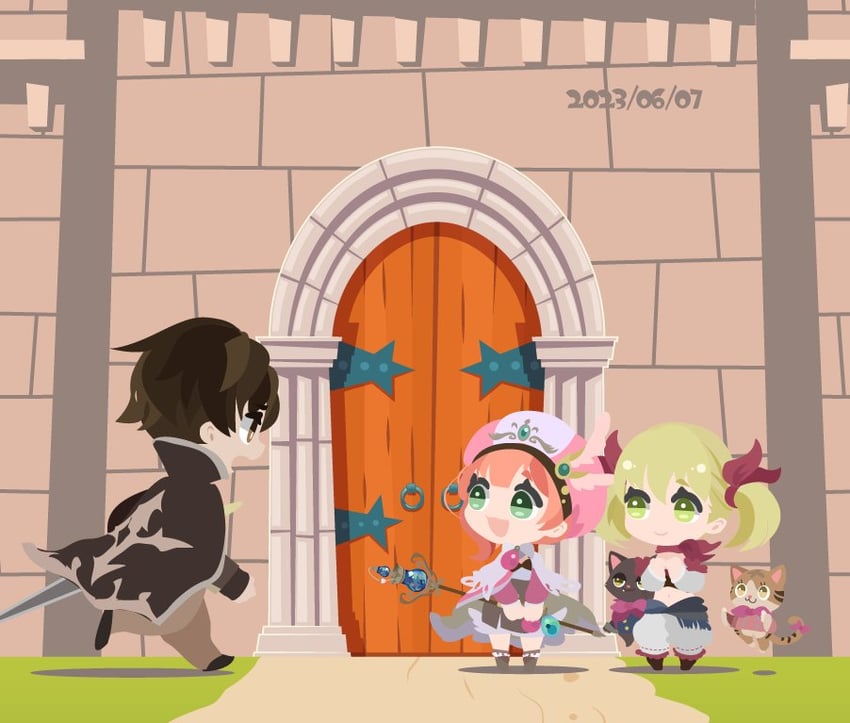 rorolina frixell, sterkenburg cranach, lionela heinze, aranya, and horoholo (atelier and 1 more) drawn by 01_(zeroichi_srl)
