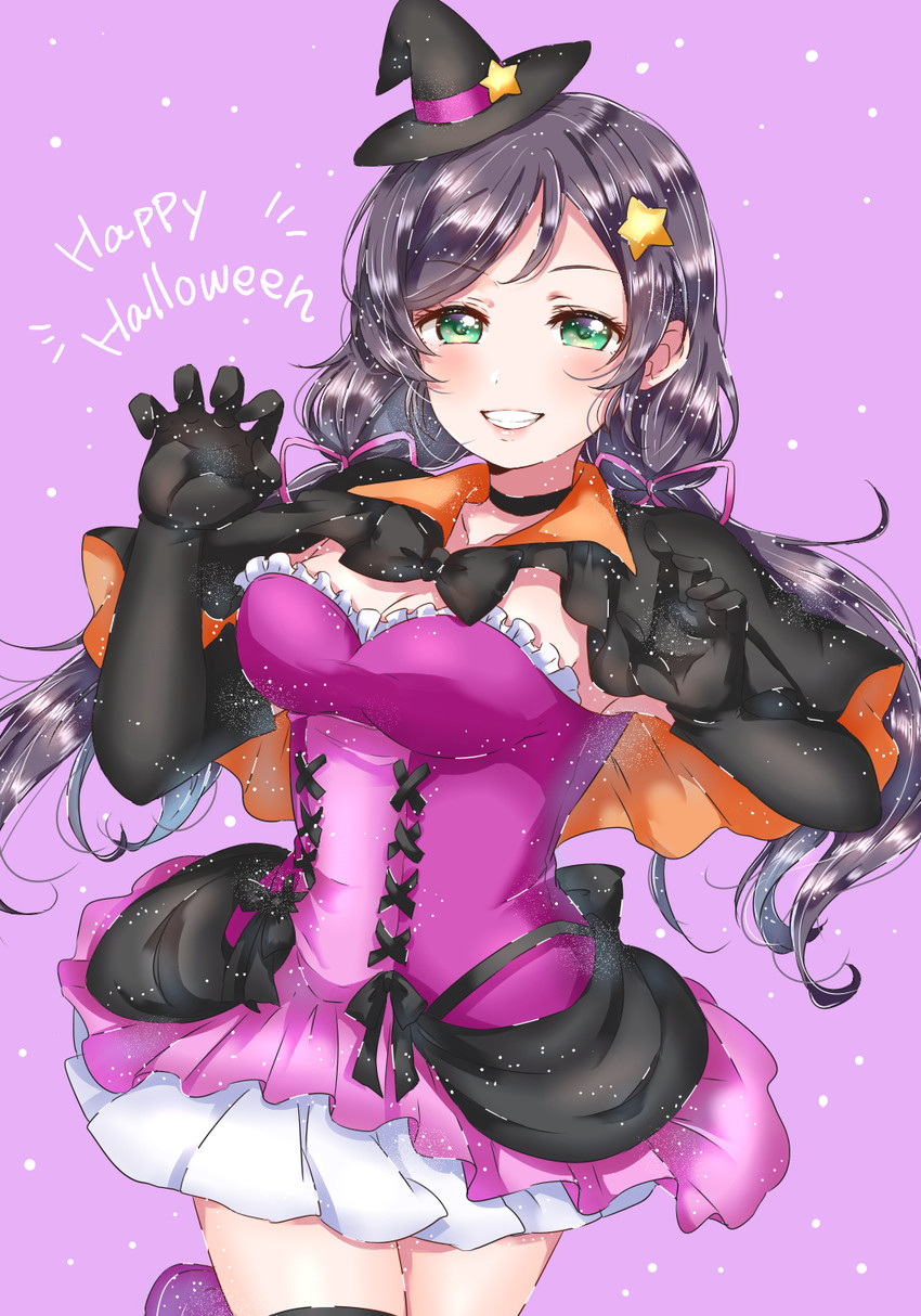 tojo nozomi (love live! and 1 more) drawn by kaisou_(0731waka)