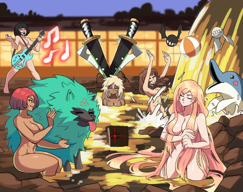 ramlethal valentine, may, millia rage, i-no, lucifero, and 3 more (guilty gear and 1 more) drawn by tina_fate