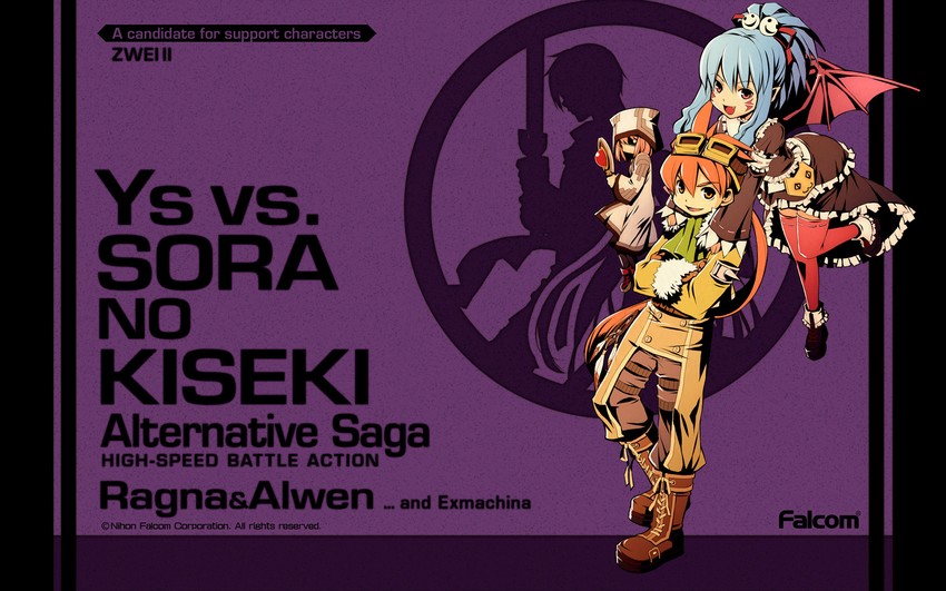 alwen du moonbria, ragna valentine, and exmachina (zwei!! and 2 more)