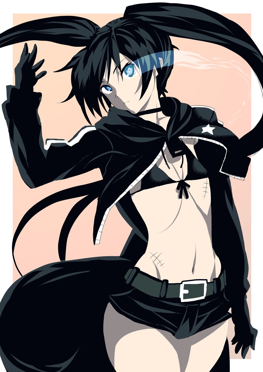 black rock shooter (black rock shooter) drawn by baba_arumi