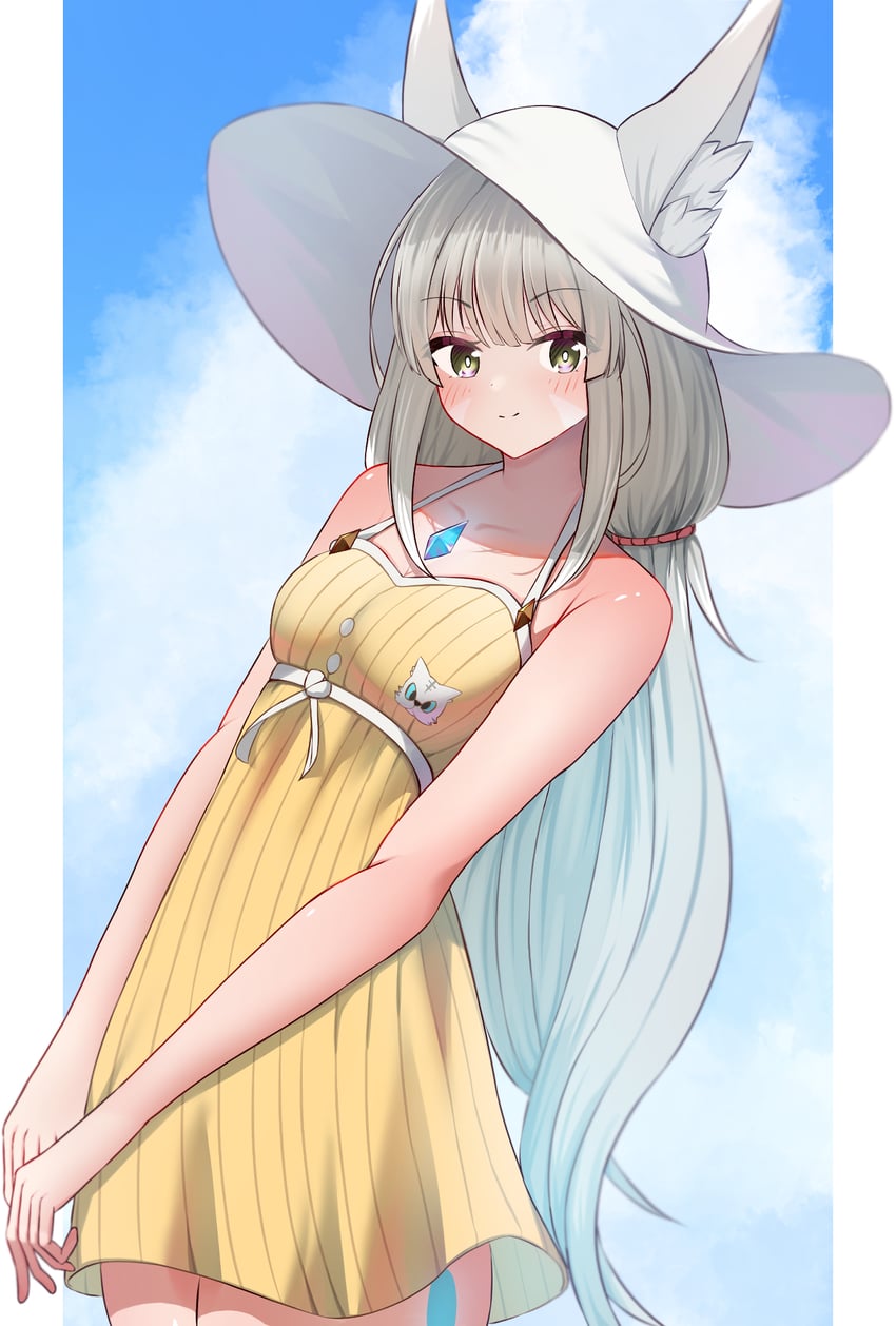 nia and dromarch (xenoblade chronicles and 1 more) drawn by eteko_(eteco30)
