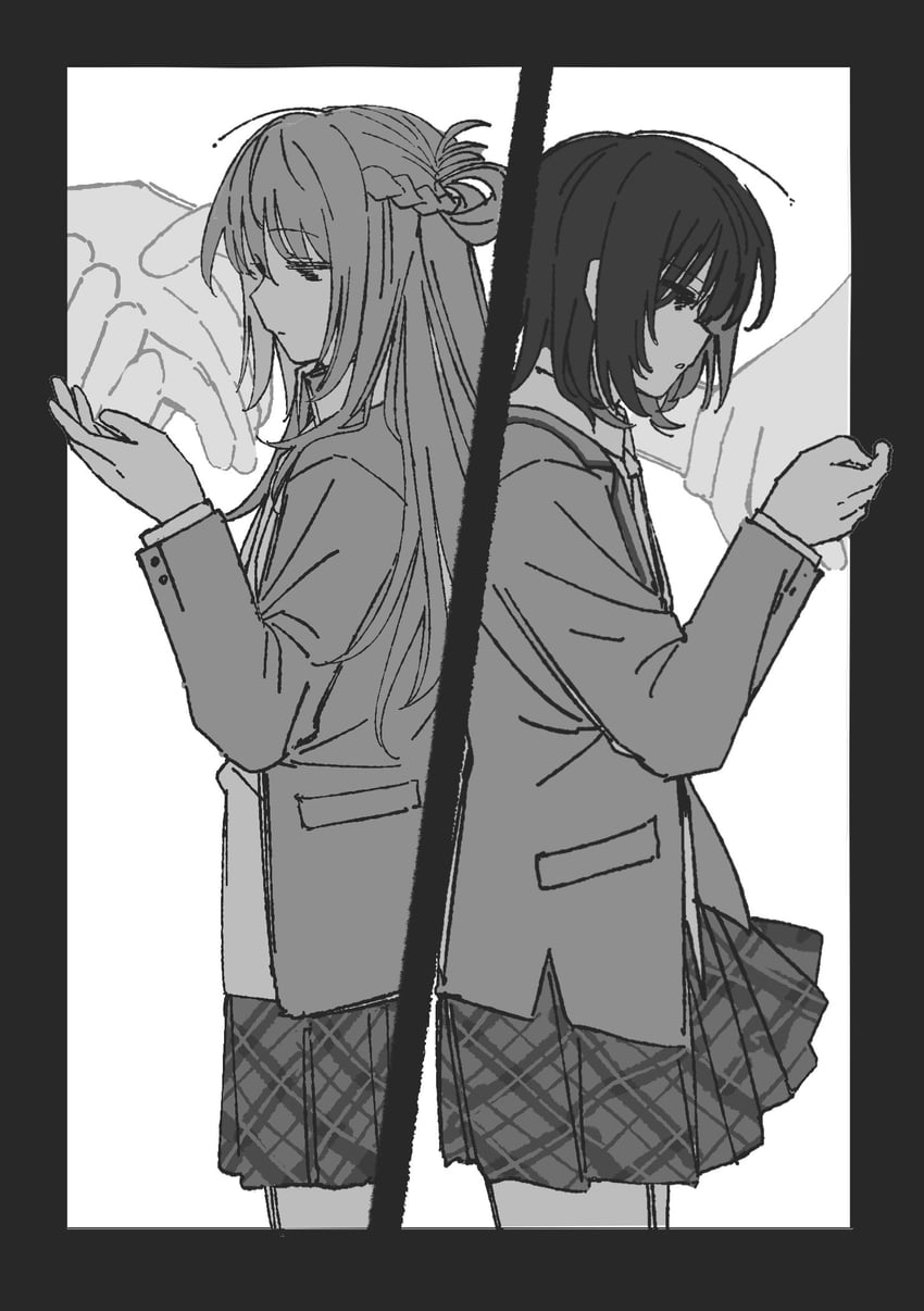 miyagi shiori and sendai hazuki (shuuniichido classmate wo kau hanashi)