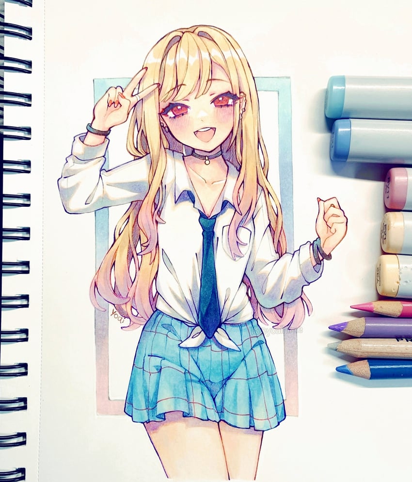 kitagawa marin (sono bisque doll wa koi wo suru) drawn by anny_(yoai)