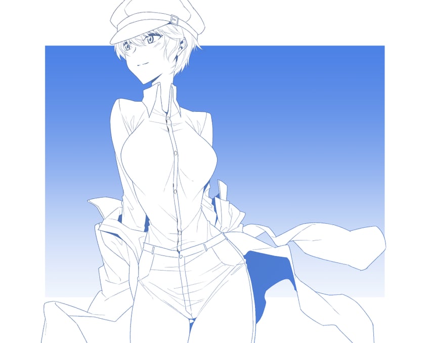 shirogane naoto (persona and 1 more) drawn by takayoshi_(kamenn)