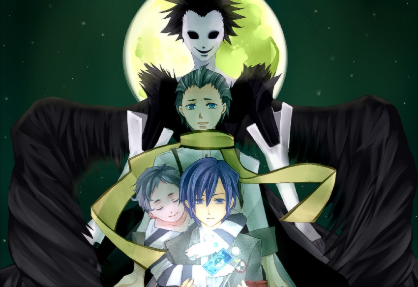 yuuki makoto, mochizuki ryouji, pharos, and nyx avatar (persona and 1 more) drawn by liche