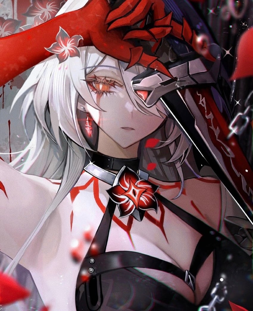acheron (honkai and 1 more) drawn by diandao_qin