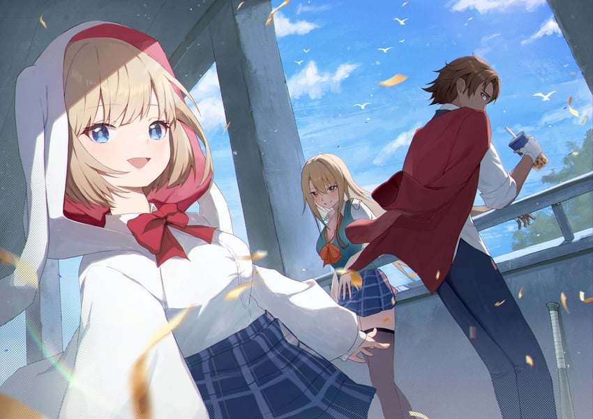 justia, emma, and kry (brown dust and 1 more) drawn by zakkuri