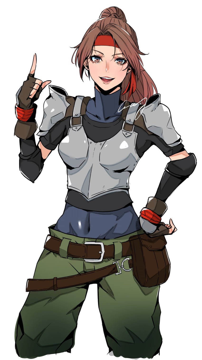 jessie rasberry (final fantasy and 2 more) drawn by crazy02oekaki