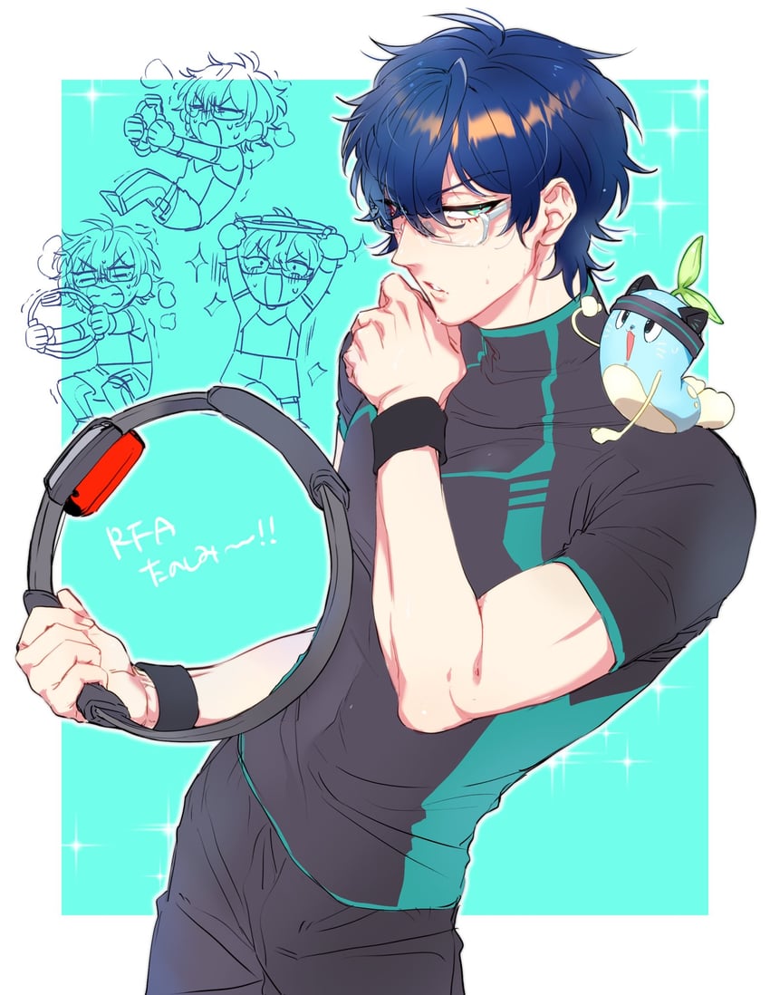 leos vincent and mameneko (nijisanji and 1 more) drawn by gagake_v