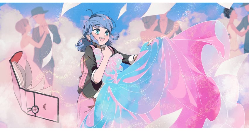 marinette dupain-cheng (miraculous ladybug) drawn by seio_(nao_miragggcc45)