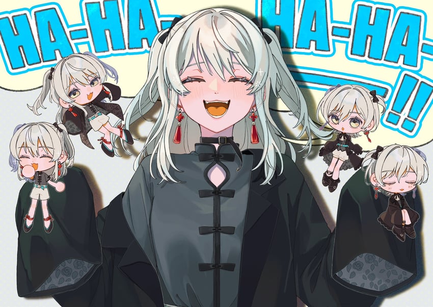 nekomugi tororo (indie virtual youtuber) drawn by katai_keno