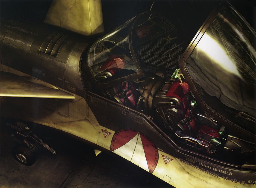 yf-19 (macross and 1 more) drawn by tenjin_hidetaka