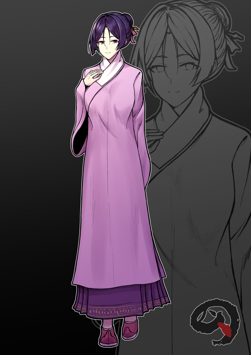 minamoto no raikou (fate and 1 more) drawn by xiaojirushidesixixianniao