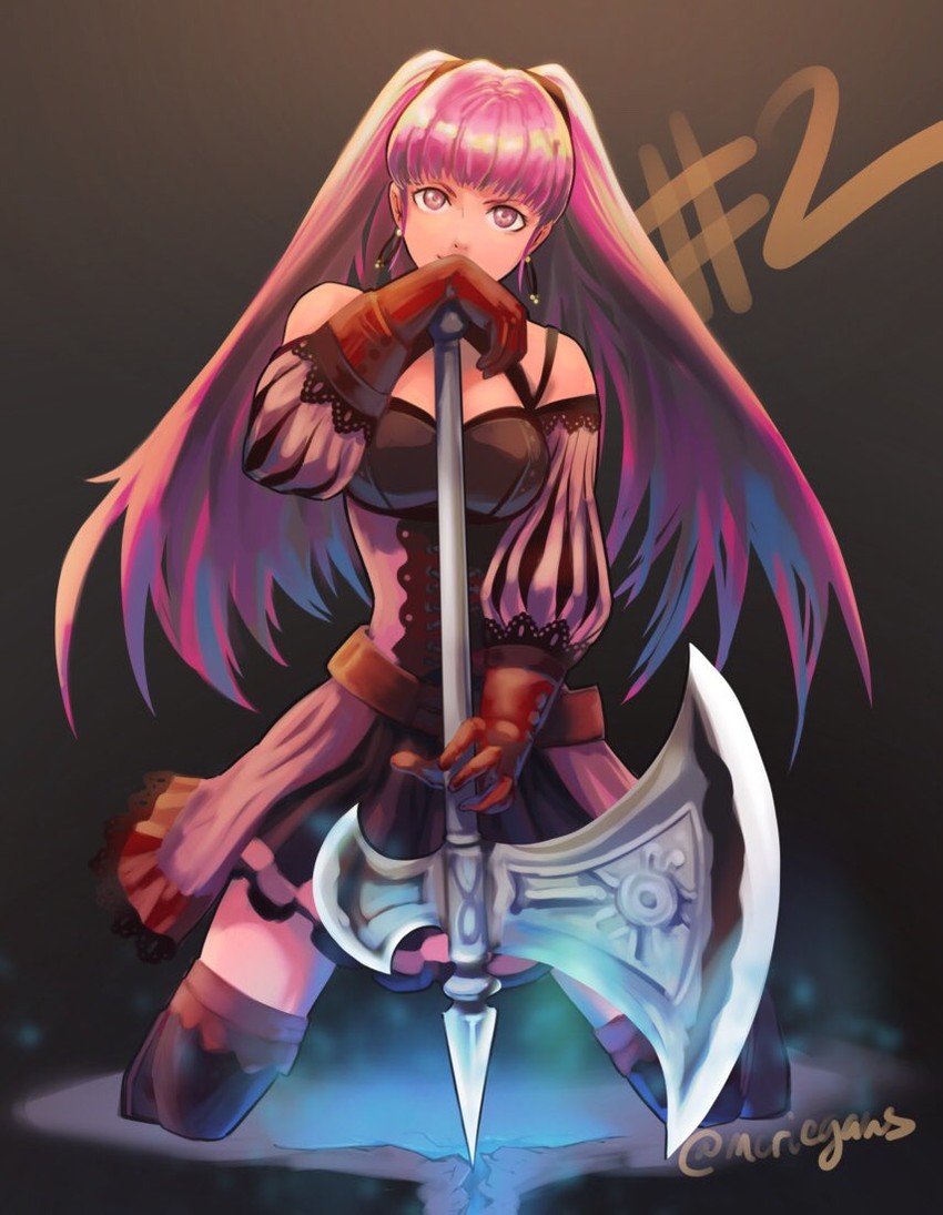 hilda valentine goneril (fire emblem and 1 more) drawn by mcriegans