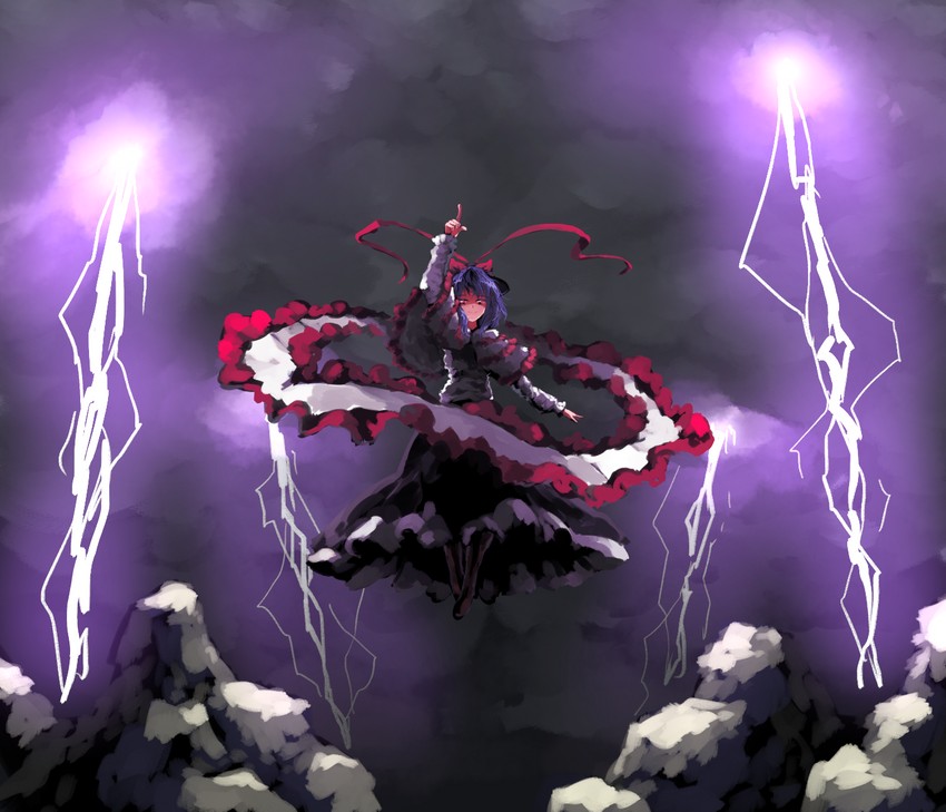 nagae iku (touhou and 1 more) drawn by sunnysideup