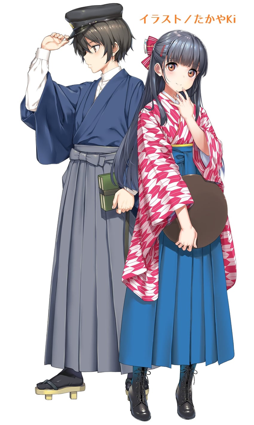 irido yume and irido mizuto (mamahaha no tsurego ga moto kano datta) drawn by takayaki