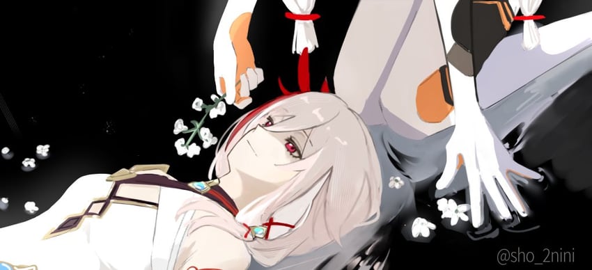kiana kaslana and fu hua (honkai and 1 more) drawn by sho_2nini