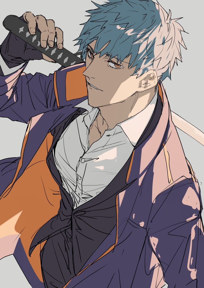 saitou hajime (fate and 1 more) drawn by nasubi_illust