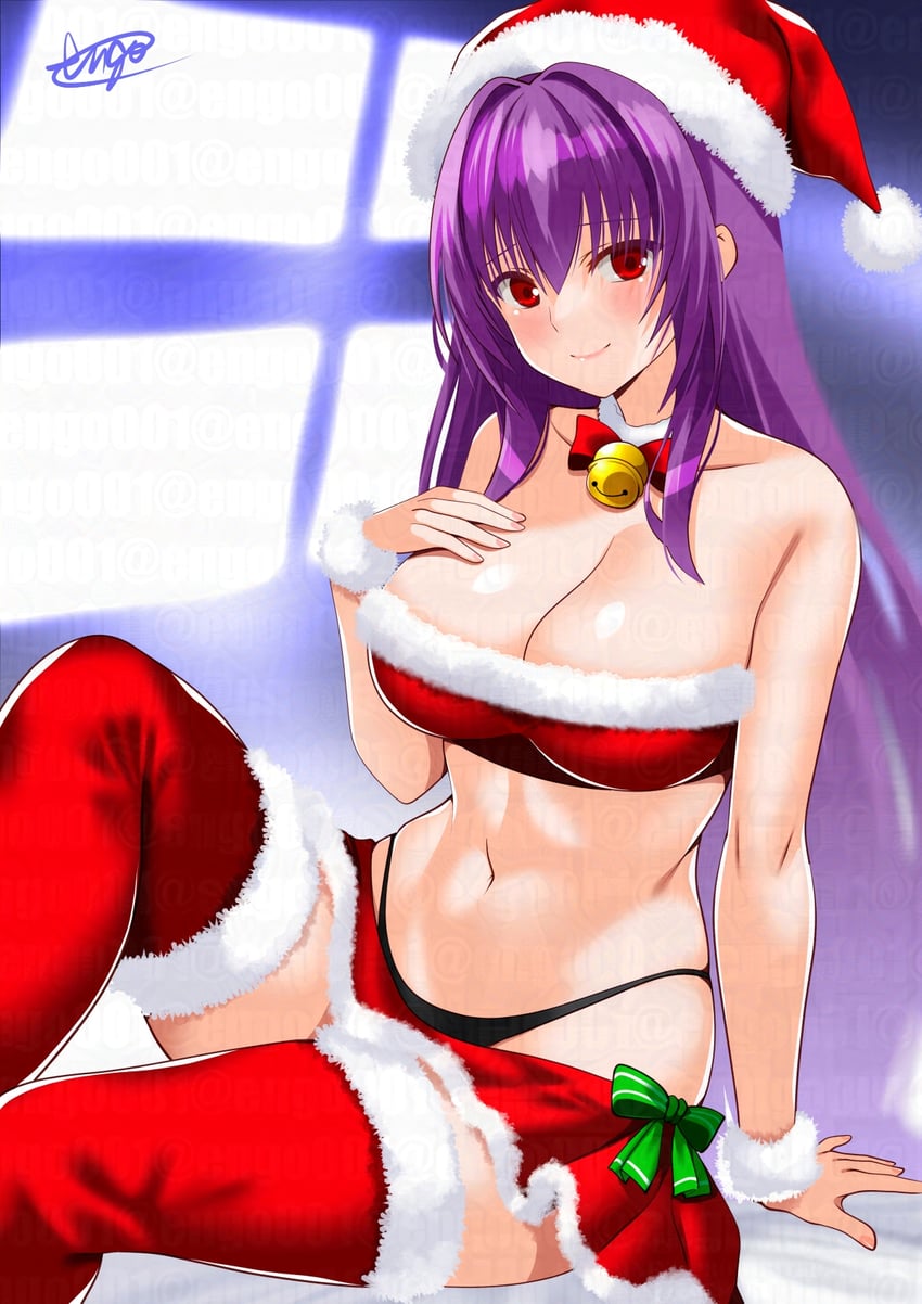 scathach and scathach skadi (fate and 1 more) drawn by engo_(aquawatery)
