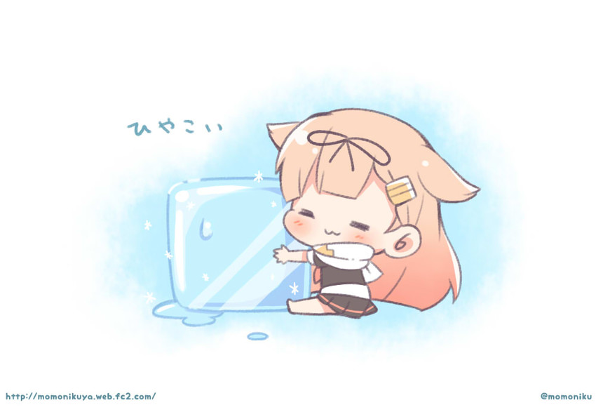 yuudachi and yuudachi kai ni (kantai collection) drawn by momoniku_(taretare-13)