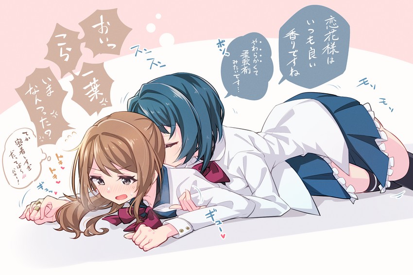 aizawa kazuha and iijima renka (assault lily) drawn by morugen