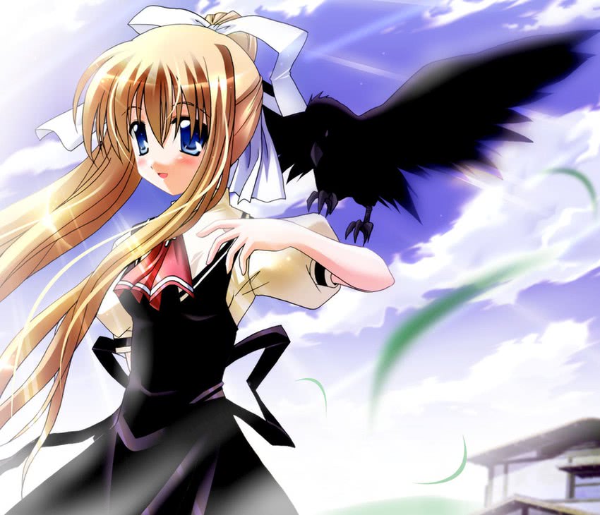 kamio misuzu and sora (air) drawn by otoki_raku