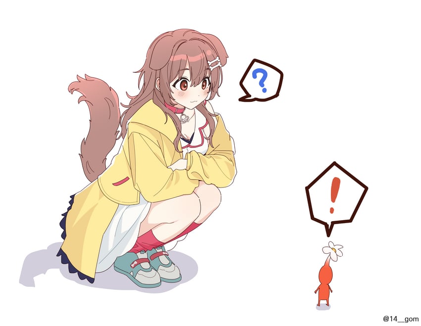 inugami korone (hololive and 1 more) drawn by 14_(vision5032)