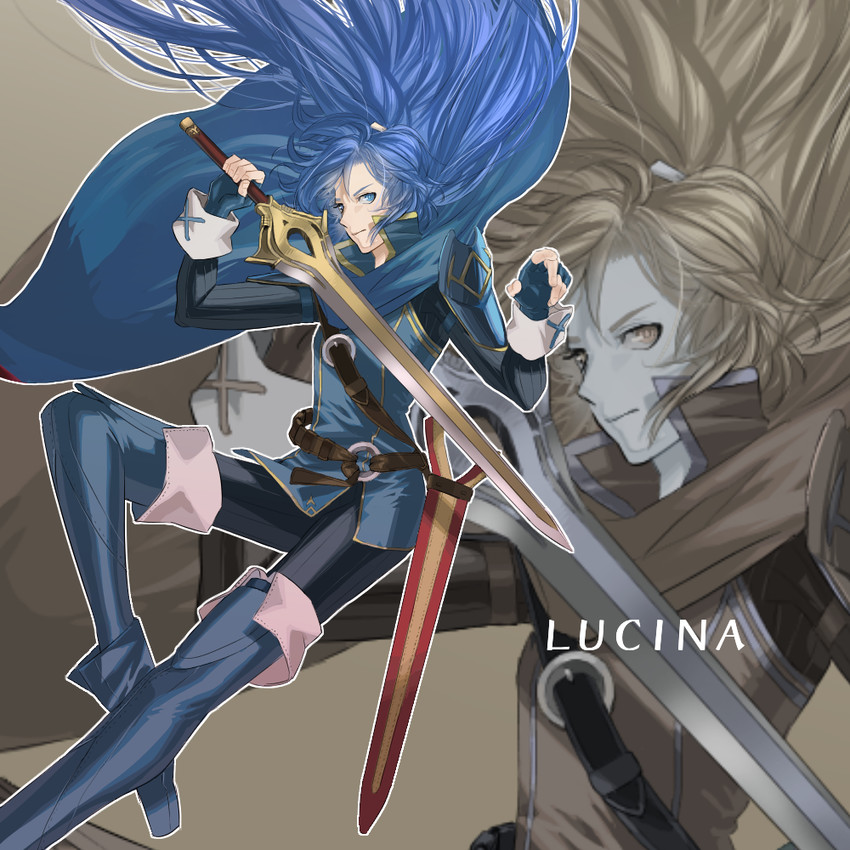 lucina (fire emblem and 1 more) drawn by rasupekuto