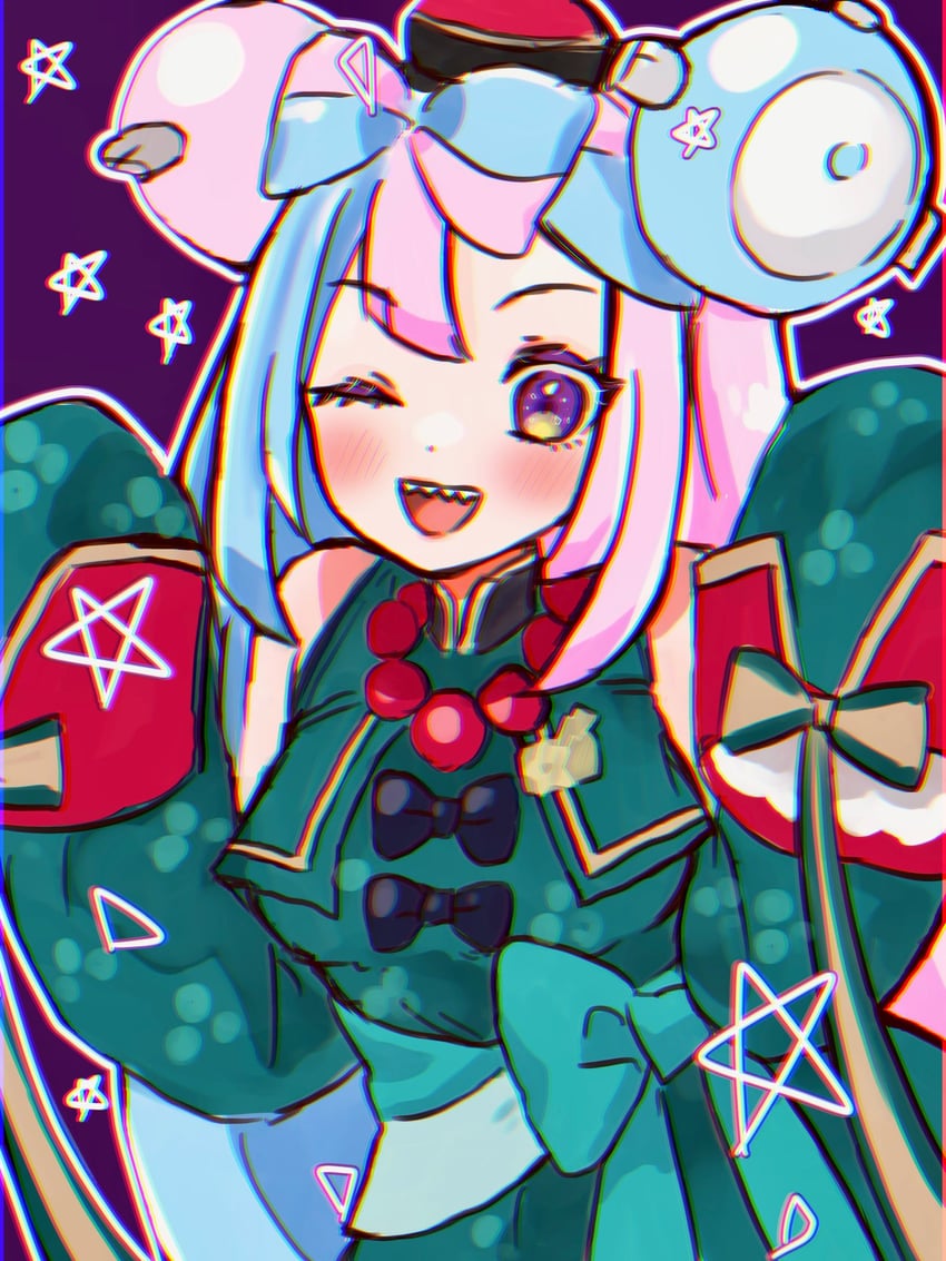 iono (pokemon and 1 more) drawn by aprico_hana