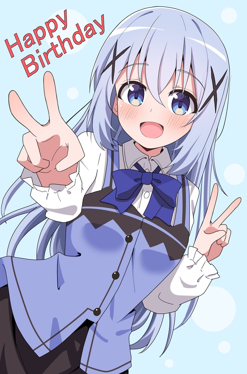 kafuu chino (gochuumon wa usagi desu ka?) drawn by hosinonana