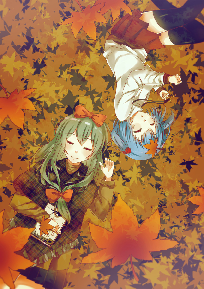 kawashiro nitori and kagiyama hina (touhou) drawn by nishiaita