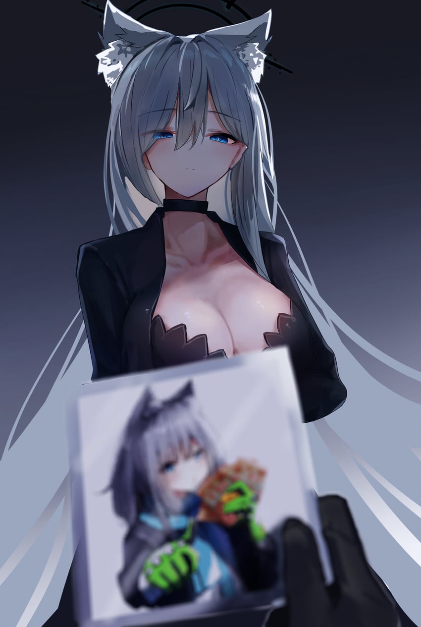 shiroko and shiroko terror (blue archive) drawn by sstthei