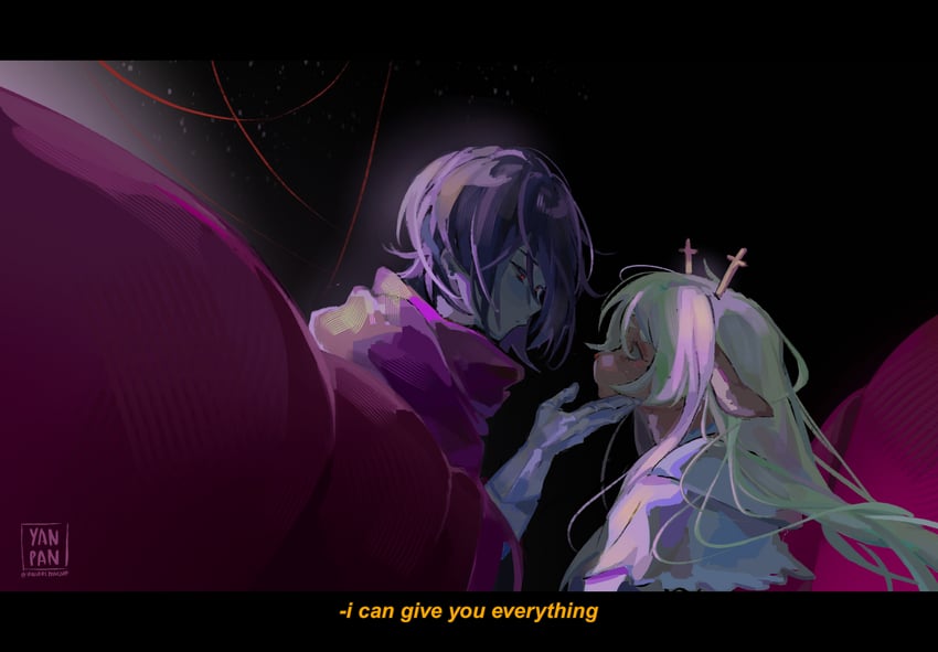 kris and noelle holiday (alien stage and 1 more) drawn by yannerspancake
