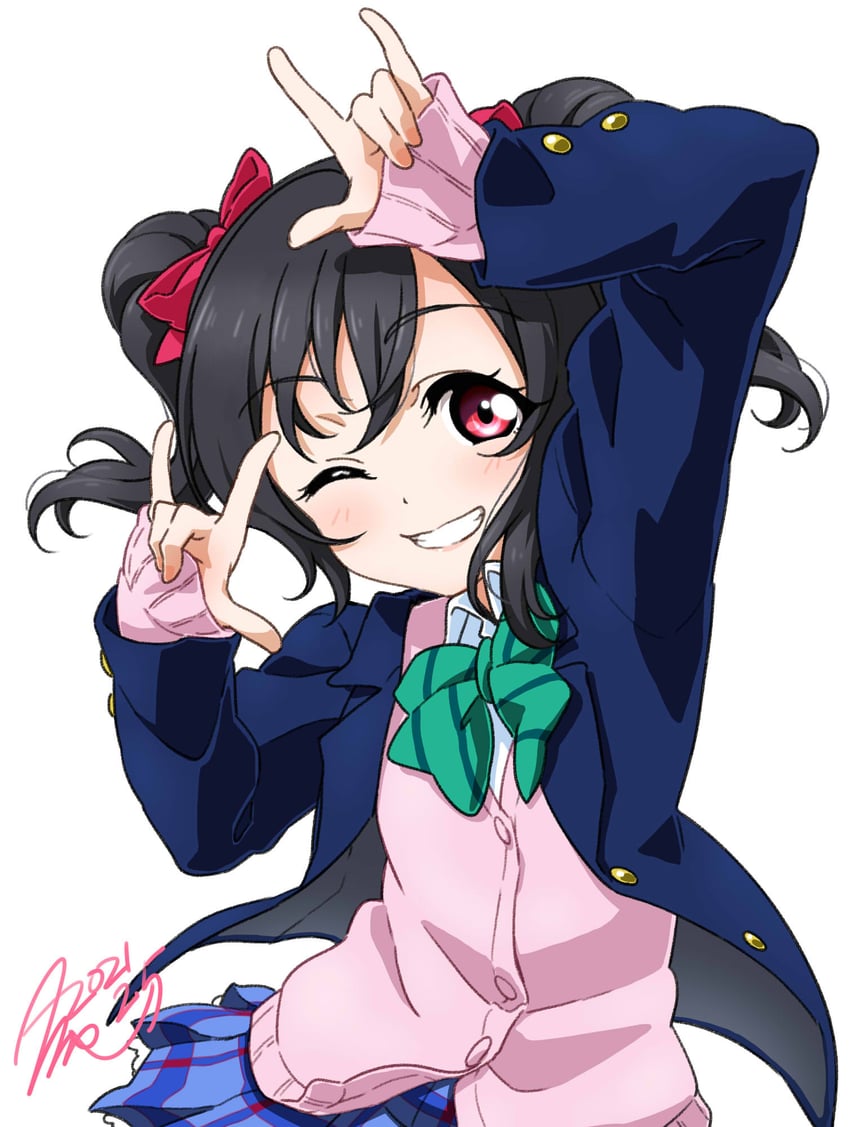 yazawa nico (love live! and 1 more) drawn by takeya_yuuki