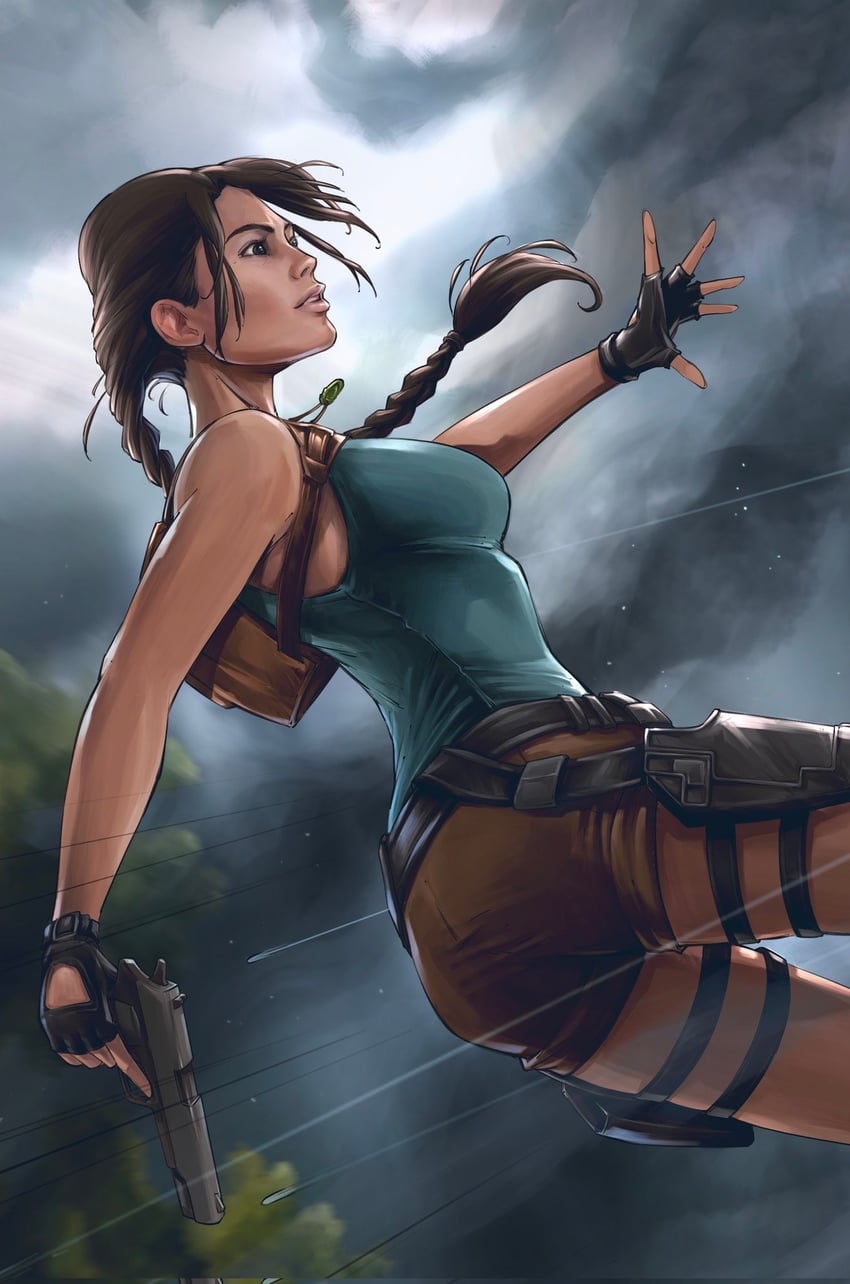 lara croft (tomb raider) drawn by illyne_cosplay