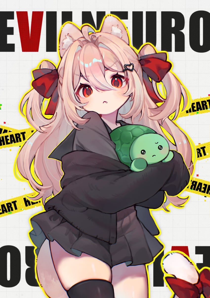 evil neuro-sama and vedal987 (vedal ai) drawn by paki2000
