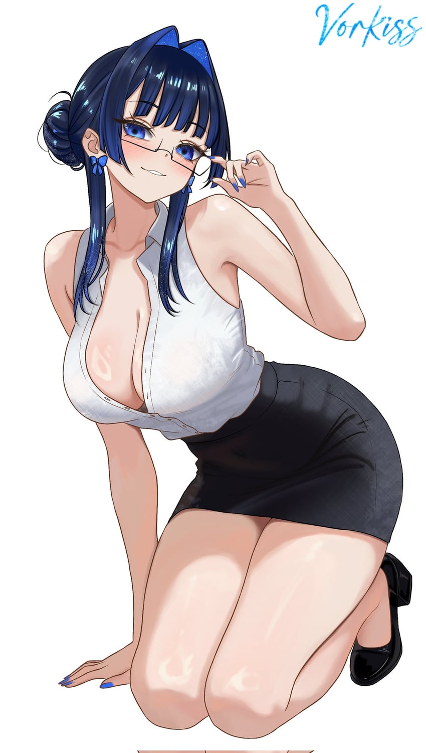 ouro kronii (hololive and 1 more) drawn by vorkiss