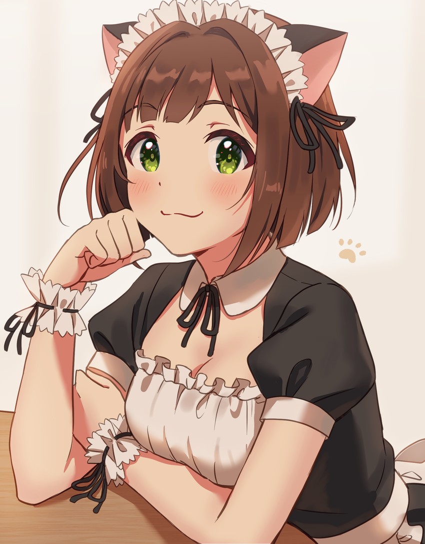 maekawa miku (idolmaster and 1 more) drawn by emu_(emum)