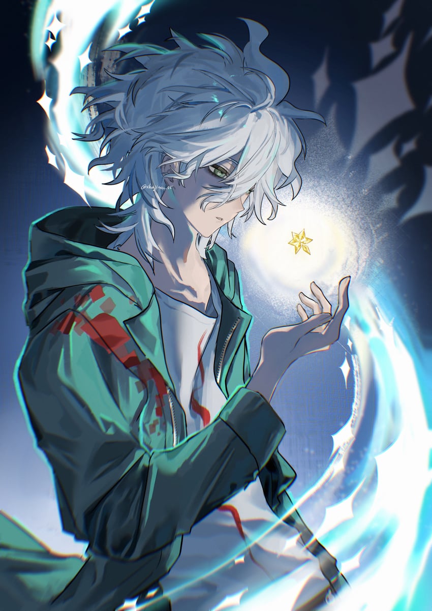 komaeda nagito (danganronpa and 1 more) drawn by shujitsu_55