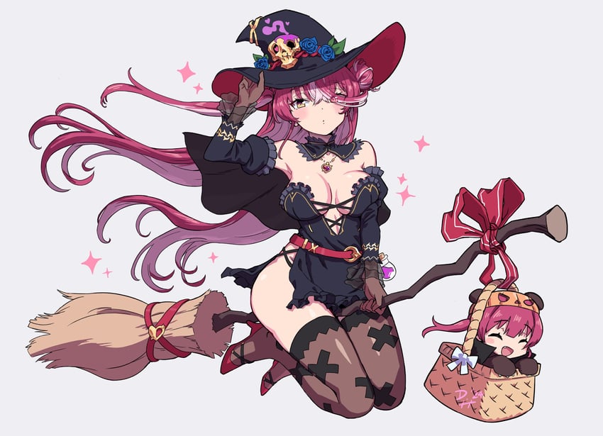 houshou marine and houshou kumarine (hololive) drawn by chilidog_(lumchan777)